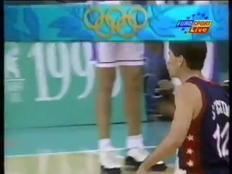 Basketball Olympics 1996 Men's Final - USA vs Yugoslavia