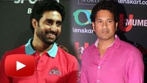 Sachin Tendulkar Comes In Support For Abhishek Bachchan !