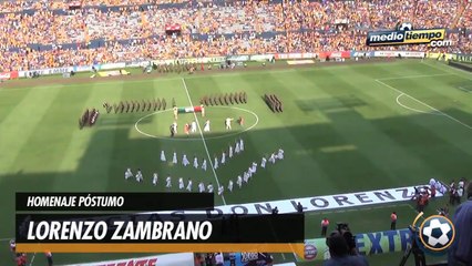 Tigres hizo homenaje a Lorenzo Zambrano