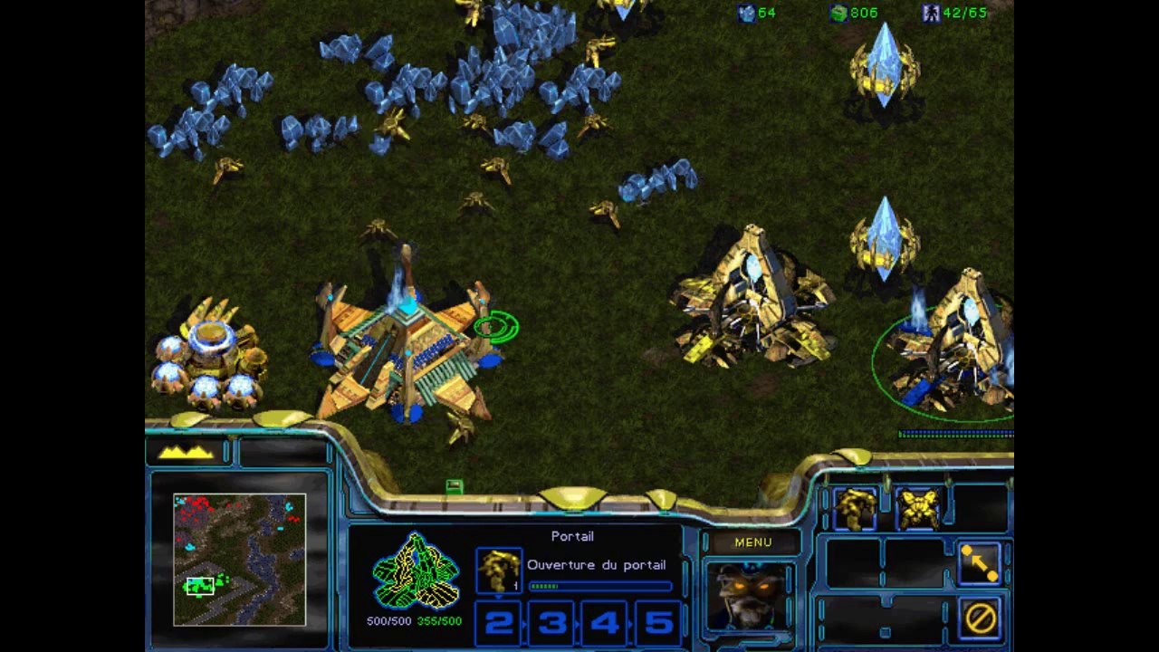 Starcraft Walkthrough FR Campagne Protoss - Mission 1 - Première attaque