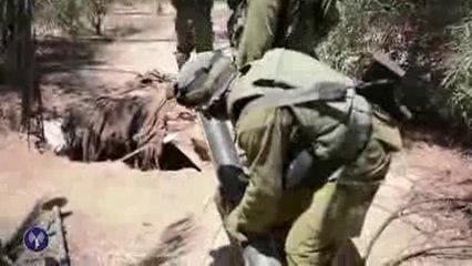 Israel army releases images they claim show tunnels from Gaza