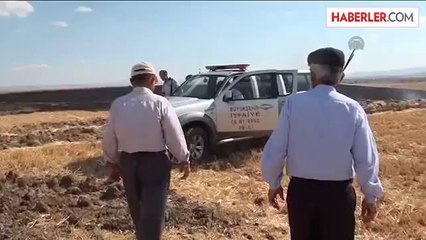 Çubuk'ta tarım arazisi yangını -