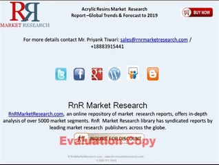 Acrylic Resins Market By Raw Material & Application Forecast to 2019