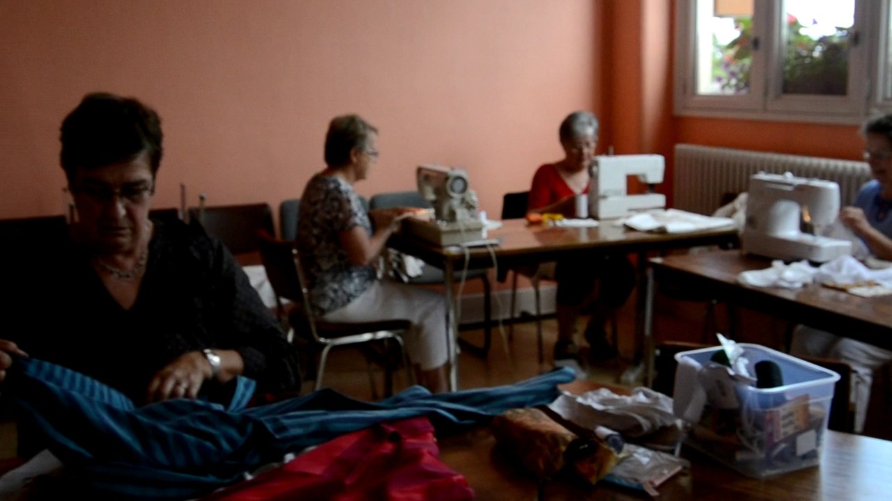 Les couturières des Baladins du Val d'Auge