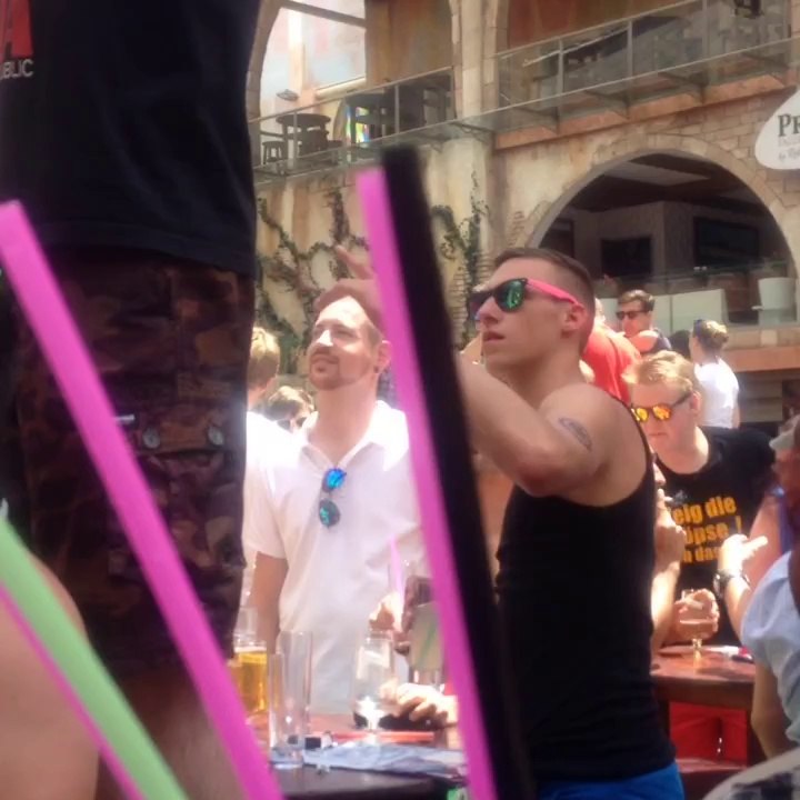 Sexy go go girls Megapark Arenal