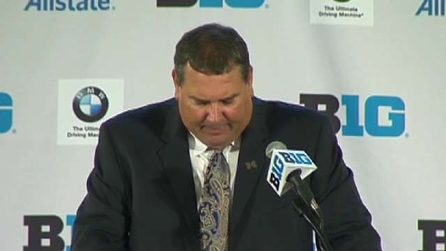 Hoke Sounds Off at Big Ten Media Days
