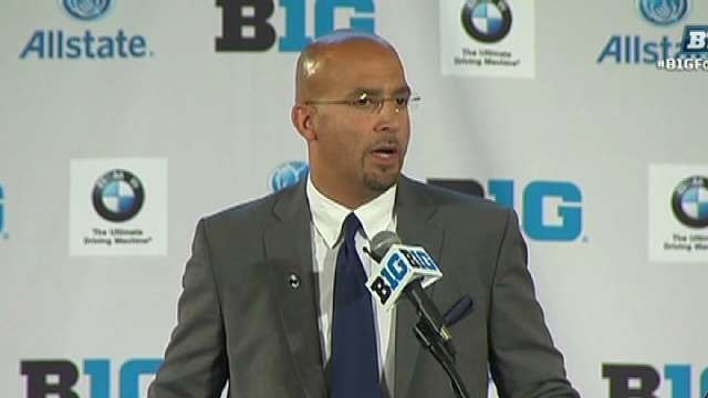 Franklin Speaks at Big Ten Media Days
