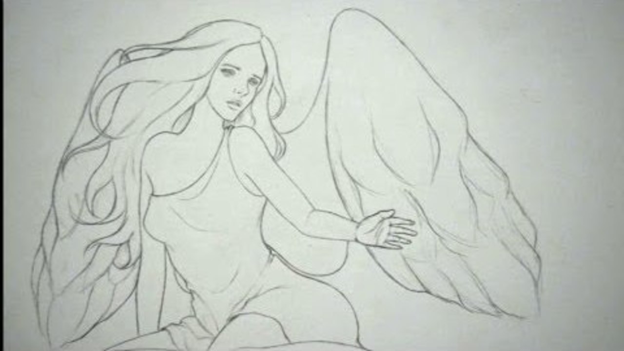 CÓMO DIBUJAR UN ÁNGEL CON ARTEDIVIERTE/ HOW TO DRAW AN ANGEL WITH ARTEDIVIERTE