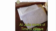 Time to Weave Review- weaving with wood, cork, metal, paper