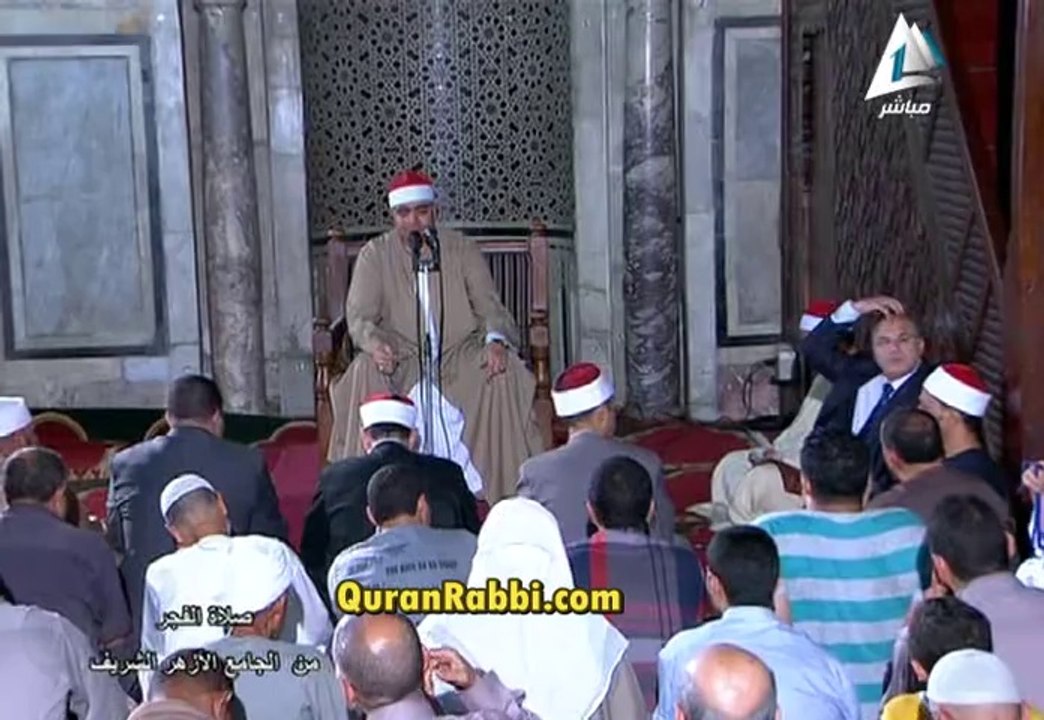 القارىء احمد ابو فيوض وما تيسر من اول سورة يونس - فجر 28 رمضان 1435