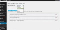 Custom Post Order Wordpress