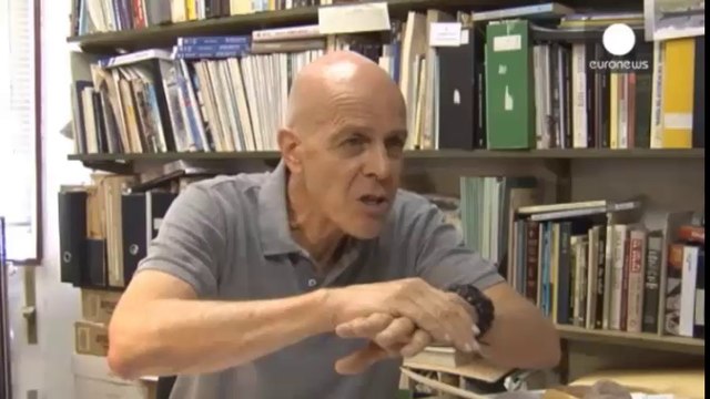 Gideon Aran was interviewing for Euronews about price tag attacks