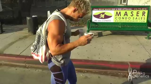 VLOG #95 - Bein Workout im Golds Gym Venice Beach + Postworkout Meal
