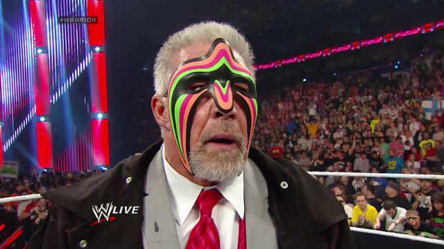 2014 WWE Hall of Famer Ultimate Warrior speaks- Raw, April 7, 2014