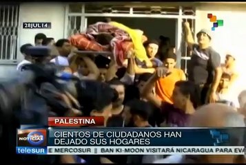 En medio de ataques, palestinos en Gaza celebran fin del Ramadán