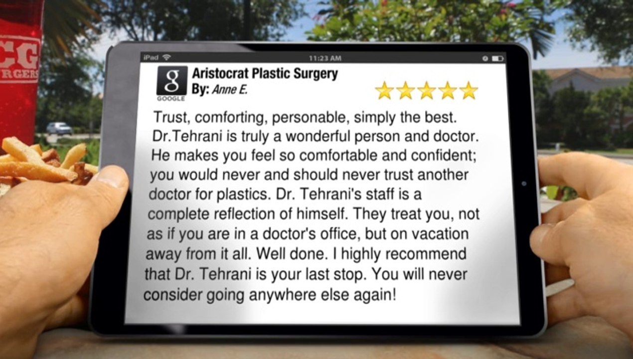 Aristocrat Plastic Surgery Amazing Five Star Review by Anne E.
