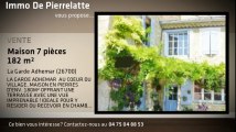 A vendre - Maison/villa - La Garde Adhemar (26700) - 7 pièces - 182m²