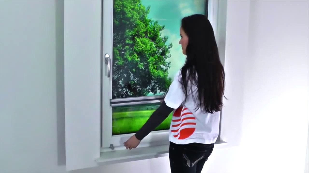 sensuna® Plissee - Montage mittels Klemmträgern