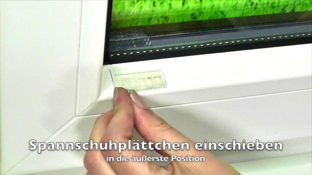 sensuna® Plissee Montage mit Stick&Fix - ganz ohne Bohren