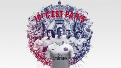 Le nouveau maillot extérieur du PSG