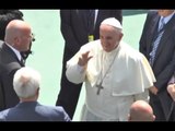 Caserta - Papa Francesco visita la comunità evangelica (28.07.14)