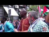 Napoli - Comunità islamica, corteo per la Palestina (28.07.14)