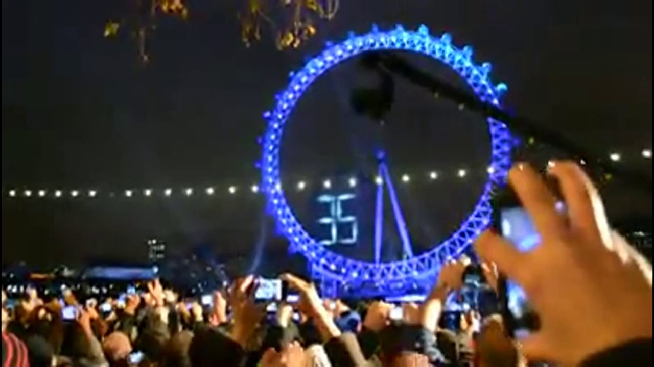 London 2012 - New Years Countdown and Fireworks