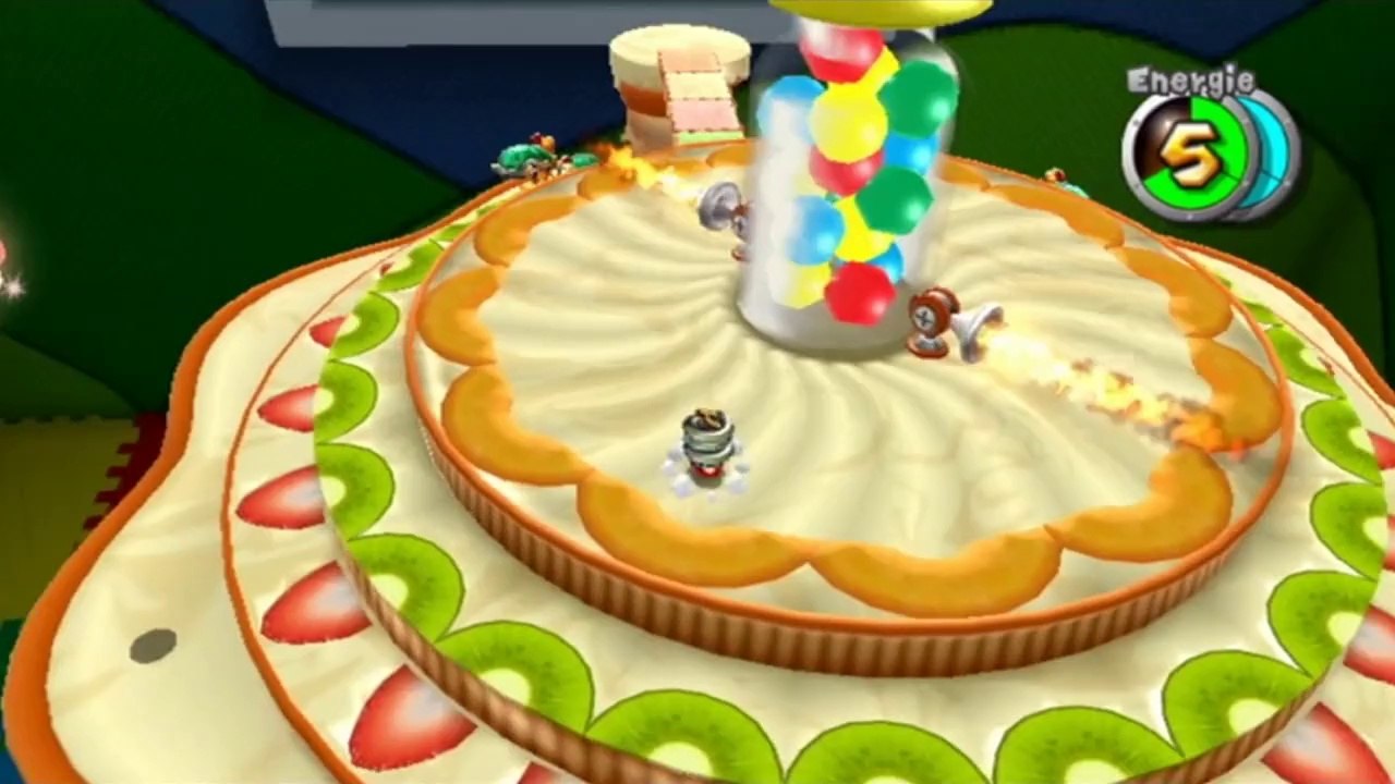 Super Mario Galaxy - Coffre à jouets - Étoile 3 : Rebonds sur le chemin des sucreries