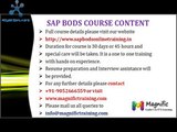 SAP BODS 4.0 OVERVIEW - Bods training & classes