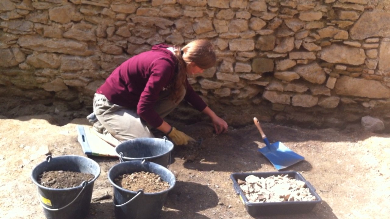 Des fouilles archéologiques au château de Suscinio