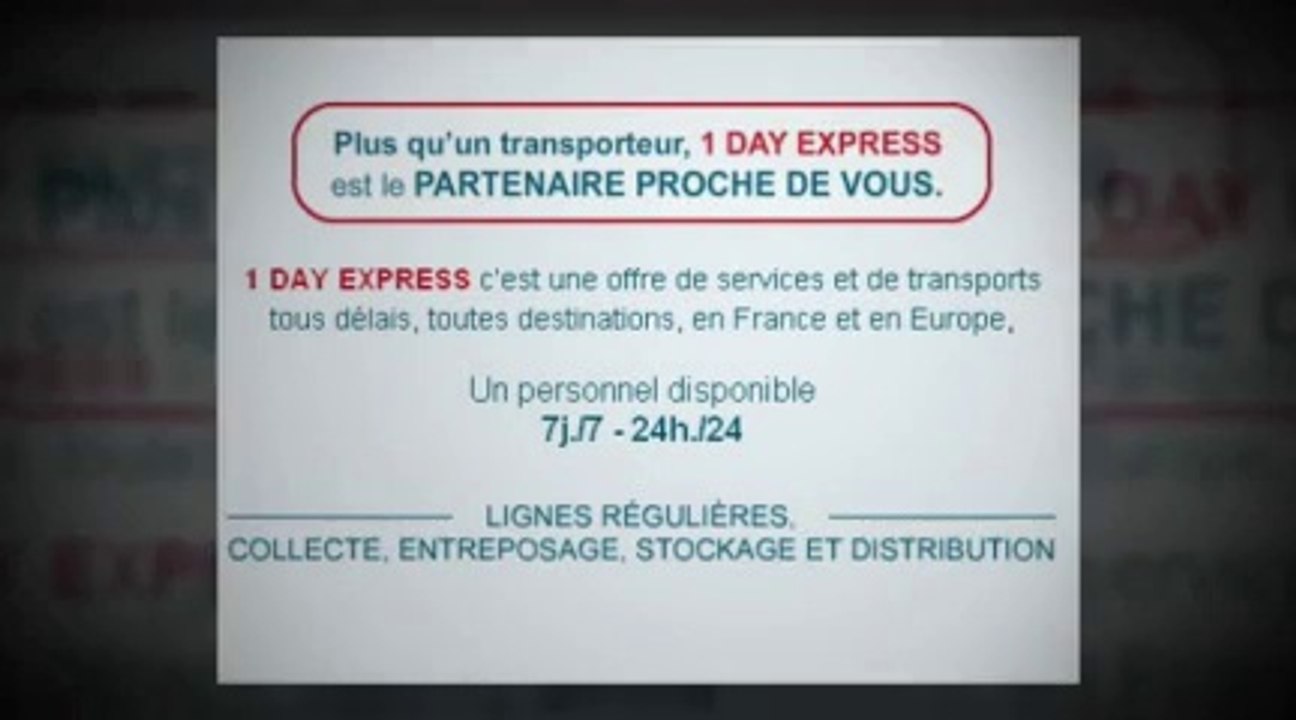 Transport colis 1 day express - 02 28 25 81 98 - www.1dayexpress.fr