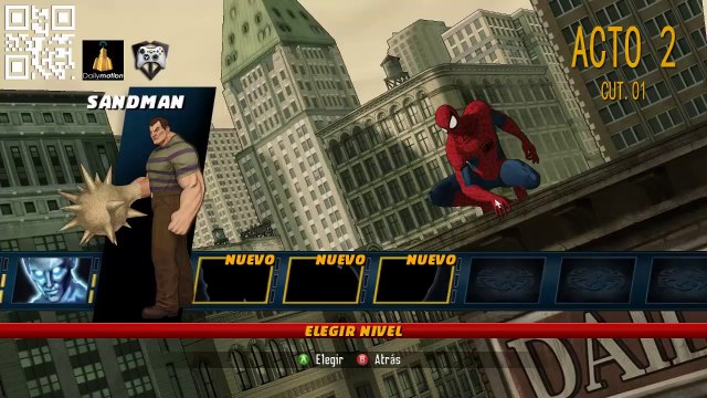 Spiderman Shattered Dimensions Sub. Español Acto.2 Cut.01 - SANDMAN