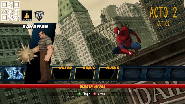 Spiderman Shattered Dimensions Sub. Español Acto.2 Cut.02 - SANDMAN