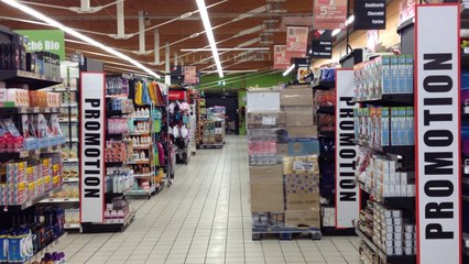 Coulisses d'un supermarché