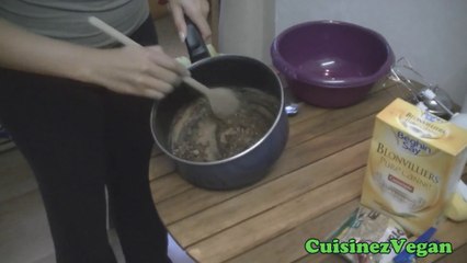 Dessert vegan   mousse chocolat noisettes de Carine