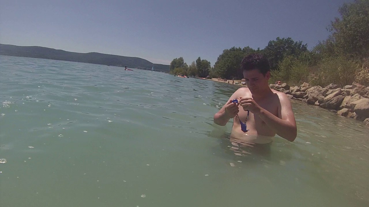 le Lac de Sainte Croix avec la Go Pro