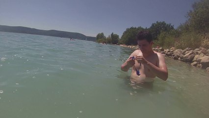 le Lac de Sainte Croix avec la Go Pro