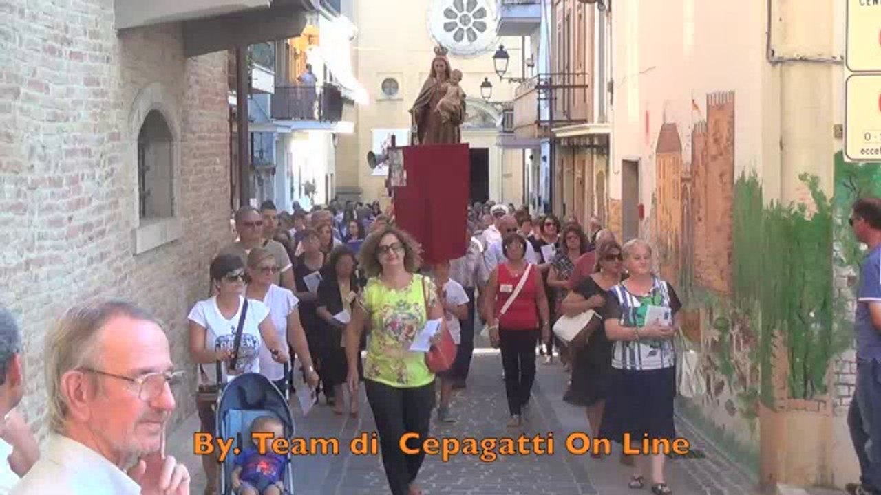 Processione Madonna del Carmelo 2014 a Cepagatti
