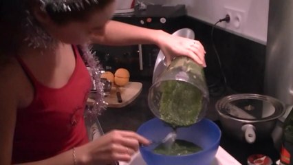 Entrée de Noël   Gaspacho végétalien 100% cru