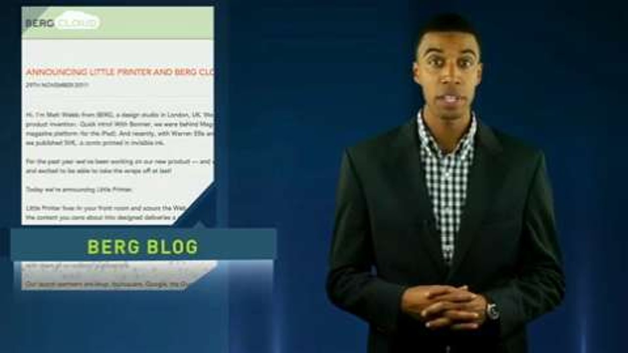 Pocket Sized Printer Creates Newspaper From Your Social Feeds