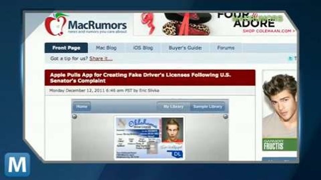 Apple Removes 'Fake ID' App from Store