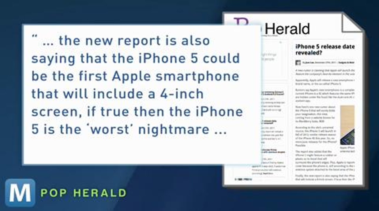 iPhone 5 Rumors, Let Round 2 Begin