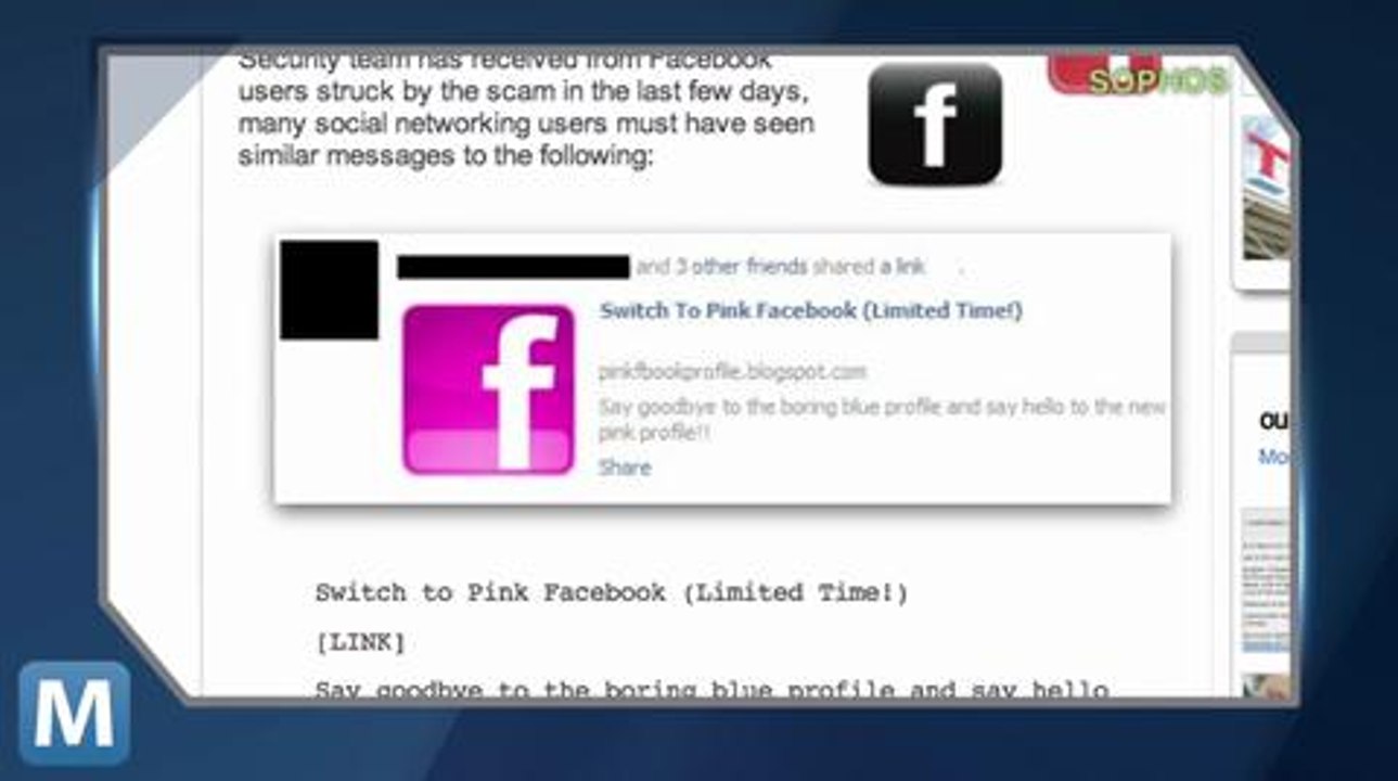 The Latest Facebook Scam: Turn Your Profile Pink
