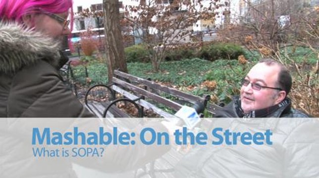 Mashable on The Street: What is SOPA?