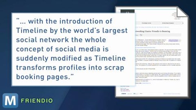 Friendio Offers 'Classic' Social Networking, No Privacy Policy Changes