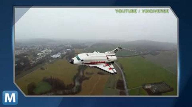 LEGO Shuttle Tribute Reaches Edge of Space