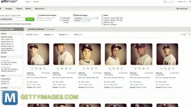 Getty Images Licenses Instagram Yankees Portraits