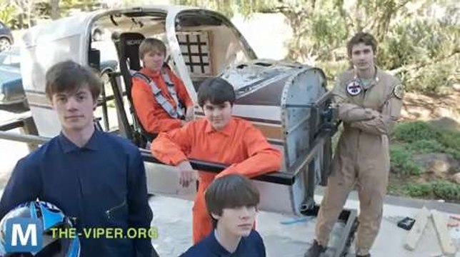 High School Students Create Battlestar Galactica Flight Simulator