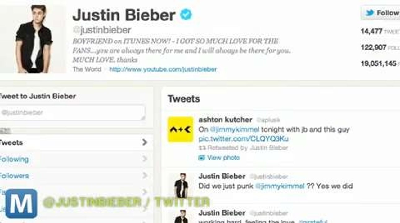 Justin Bieber Twitter account hacked, Spammed malicious links to 50 Million  Followers