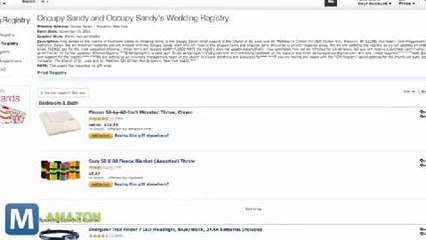 Occupy Sandy Sets Up Amazon Gift Registry to Help Storm Victims